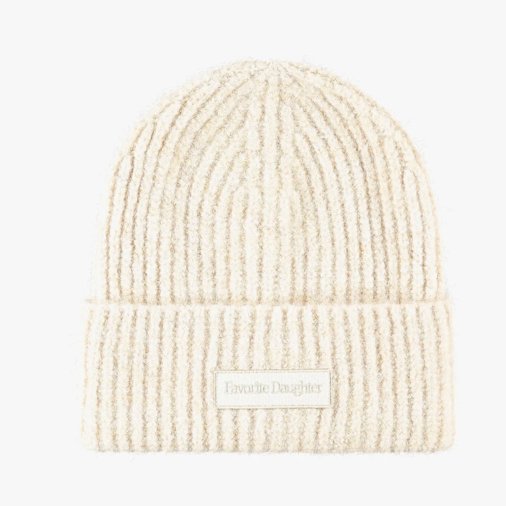 NWT Favorite Daughter® Logo Rib Beanie